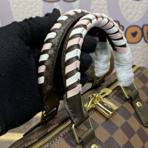 Replica Louis Vuitton Speedy Bandouliere 25 Brown Grid - elite superclone designer purse