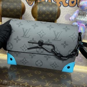 Replica Louis Vuitton Steamer Wearable Wallet Grey - high-accuracy replica luxury purse