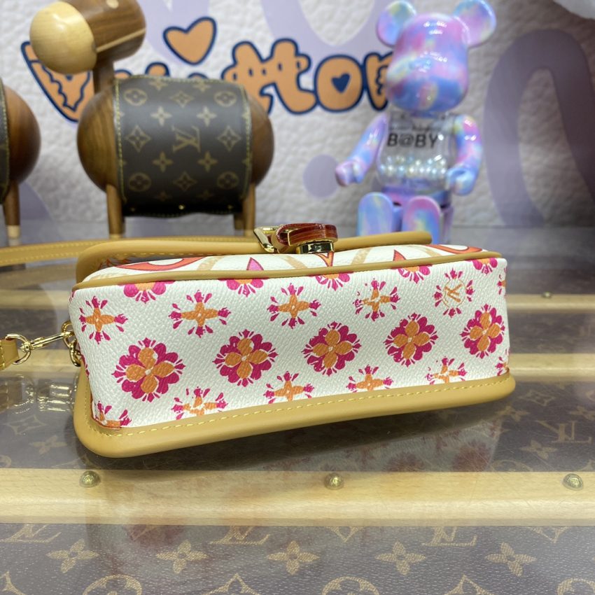 Replica Louis Vuitton Nano Diane Orange - premium 1:1 fake handbag model