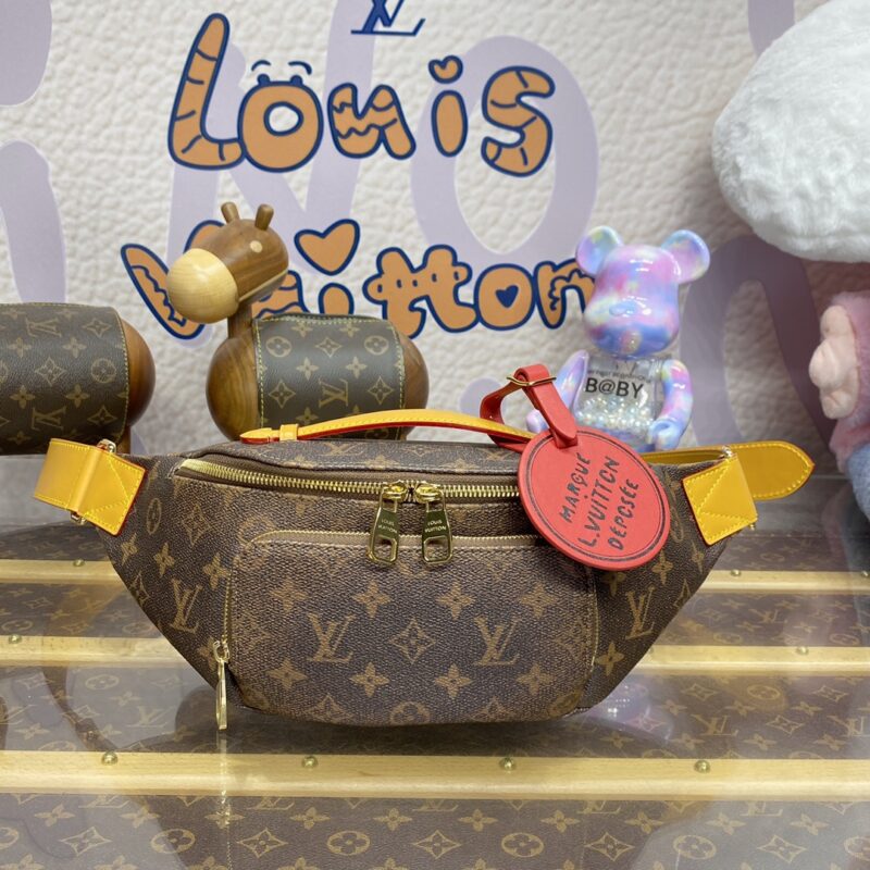 Replica Louis Vuitton Bumbag Rush-brown - authentic-look luxury purse replica