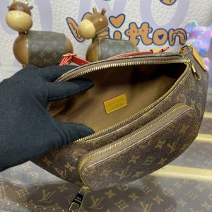 Replica Louis Vuitton Bumbag Rush-brown - authentic-look luxury purse replica