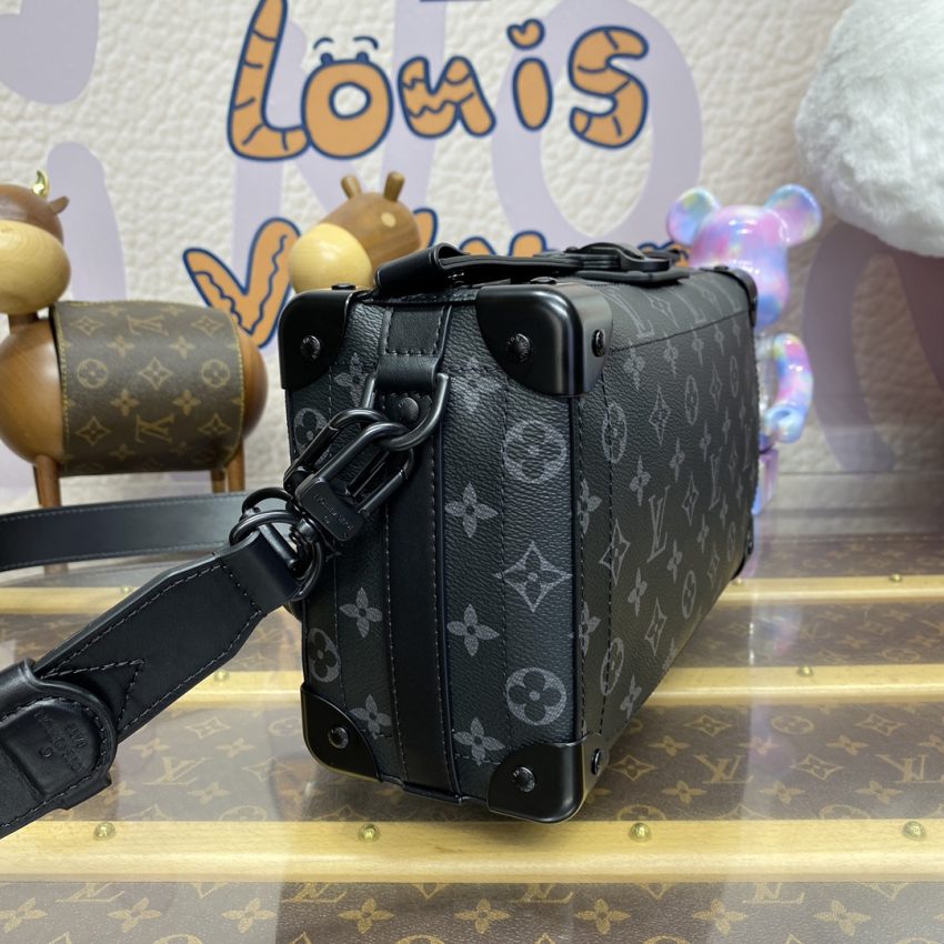 Replica Louis Vuitton Soul Trunk East West Black - top-tier luxury replica shoulder bag