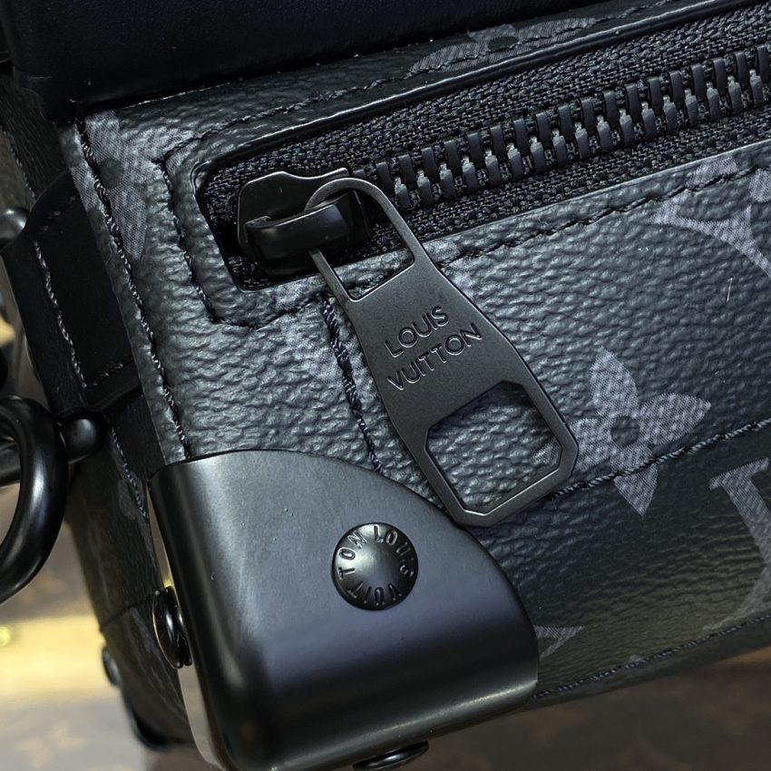 Replica Louis Vuitton Soul Trunk East West Black - top-tier luxury replica shoulder bag