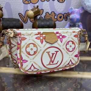 Replica Louis Vuitton Multi Pochette Accessoires Orange - high-end fake designer purse
