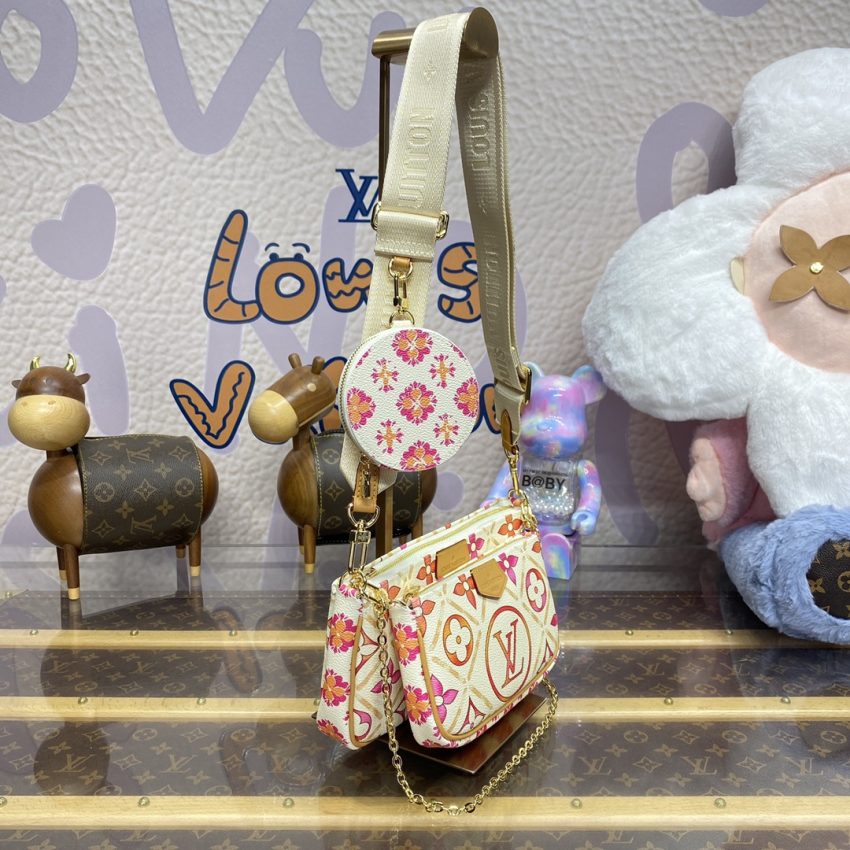 Replica Louis Vuitton Multi Pochette Accessoires Orange - top-tier luxury replica shoulder bag