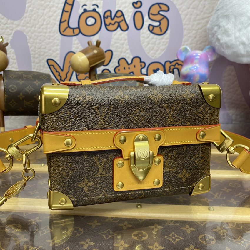 Replica Louis Vuitton Soul Trunk Cross-Body Brown - near-authentic luxury replica handbag