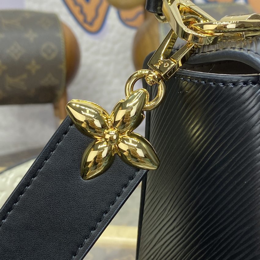 Replica Louis Vuitton Twist Black With Strap - top-tier luxury replica shoulder bag