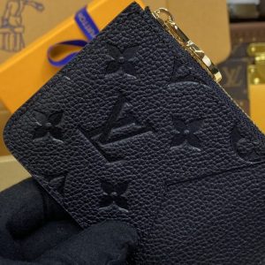 Replica Louis Vuitton Romy Card Holder Black - high-quality designer bag clone