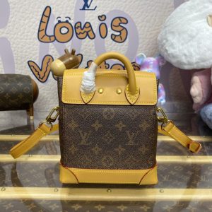 Replica Louis Vuitton Steamer Brown - near-authentic luxury replica handbag