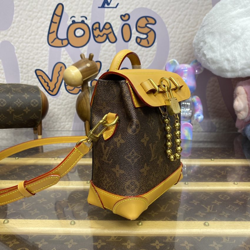 Replica Louis Vuitton Steamer Brown - high-quality designer bag clone