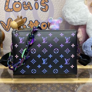 Replica Louis Vuitton Coussin Black Purple - near-authentic luxury replica handbag