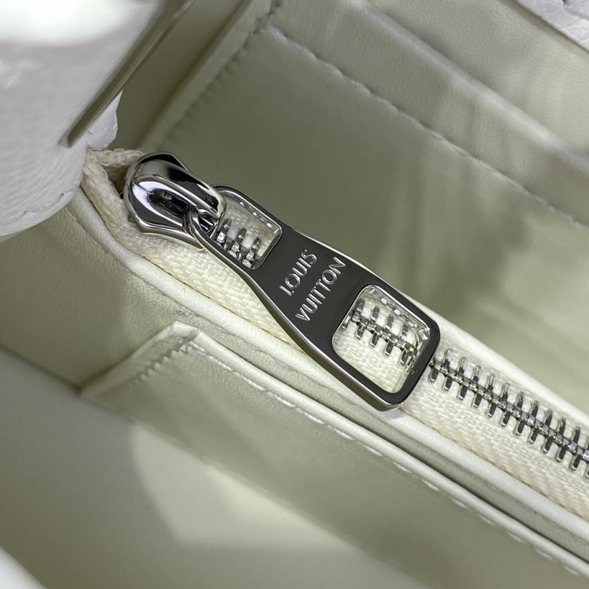 Replica Loius Vuitton Capucines East West White - 1:1 designer replica handbag