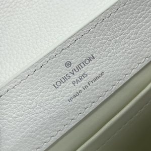 Replica Loius Vuitton Capucines East West White - elite superclone designer purse