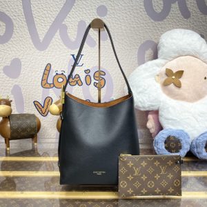 Replica Louis Vuitton Low Key Hobo Black - authentic-look luxury purse replica