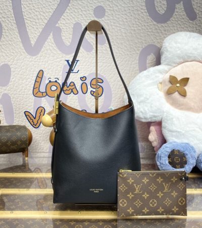 Replica Louis Vuitton Low Key Hobo Black - authentic-look luxury purse replica