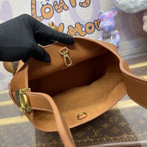Replica Louis Vuitton Low Key Hobo Brown - realistic designer-inspired fake bag