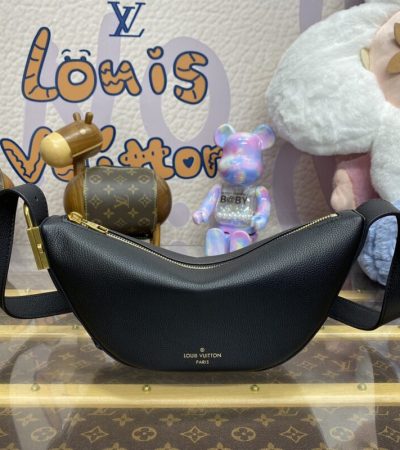 Replica Louis Vuitton Bumbag Low Key Black - realistic designer-inspired fake bag