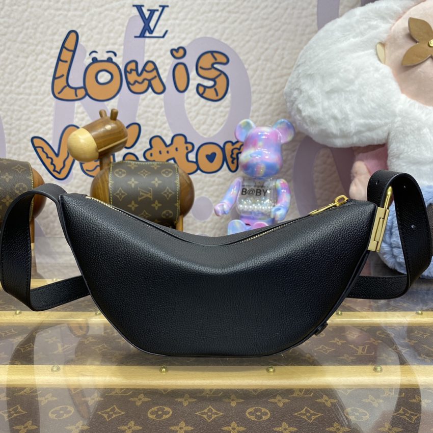 Replica Louis Vuitton Bumbag Low Key Black - premium-grade designer purse dupe