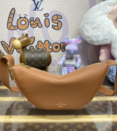 Replica Louis Vuitton Bumbag Low Key Brown - near-authentic luxury replica handbag