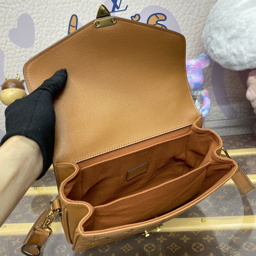 Replica Louis Vuitton Pochette Metis Brown - authentic-look luxury purse replica
