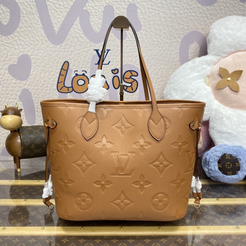 Replica Louis Vuitton Neverfull MM Full Brown - top-rated replica designer bag