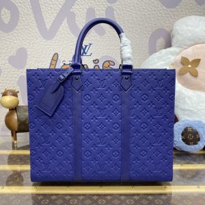 Replica Louis Vuitton Sac Plat 24H Blue - high-end fake designer purse