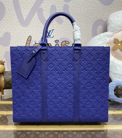 Replica Louis Vuitton Sac Plat 24H Blue - high-end fake designer purse