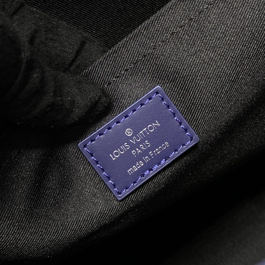 Replica Louis Vuitton Sac Plat 24H Blue - top-tier luxury replica shoulder bag