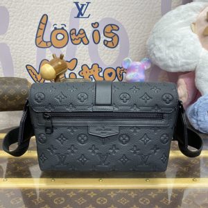 Replica Louis Vuitton S-Cape Messenger Full Black - authentic-look luxury purse replica