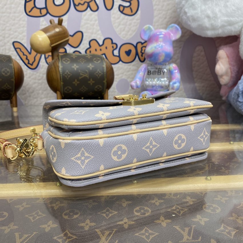 Replica Louis Vuitton Pochette Metis East West Grey - top-tier luxury replica shoulder bag