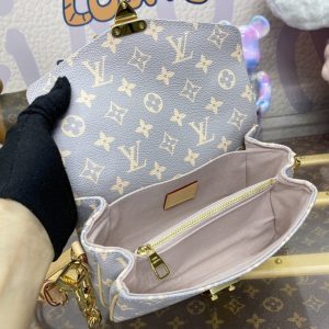 Replica Louis Vuitton Pochette Metis East West Grey - elite superclone designer purse