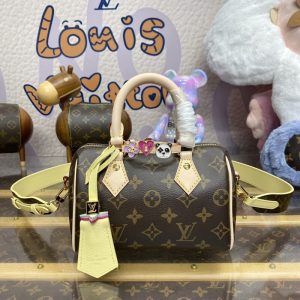 Replica Louis Vuitton Speedy 18 Brown - top-rated replica designer bag