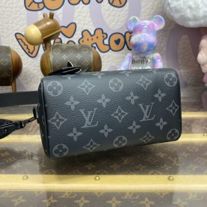 Replica Louis Vuitton Speedy 18 Black - authentic-look luxury purse replica