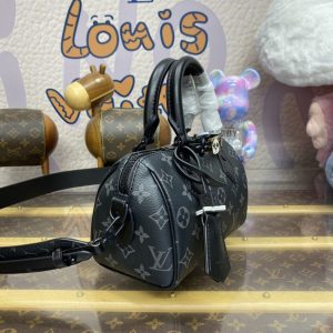 Replica Louis Vuitton Speedy 18 Black - premium-grade designer purse dupe