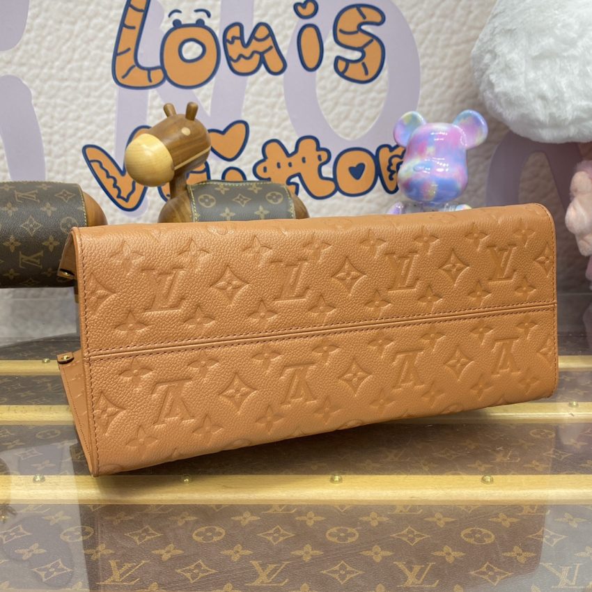 Replica Louis Vuitton OnTheGo Brown - realistic designer-inspired fake bag