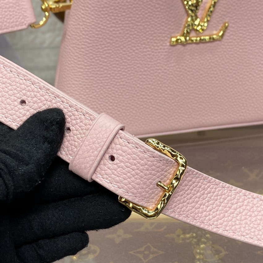 Replica Loius Vuitton Capucines East West Pink - authentic-look luxury purse replica