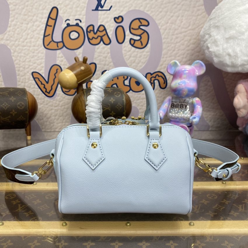 Replica Louis Vuitton Speedy 18 Sky Blue - high-end fake designer purse
