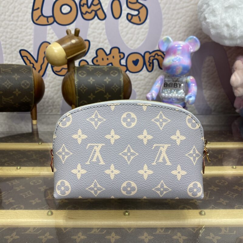 Replica Louis Vuitton Pochette Cosmétique Grey - authentic-look luxury purse replica