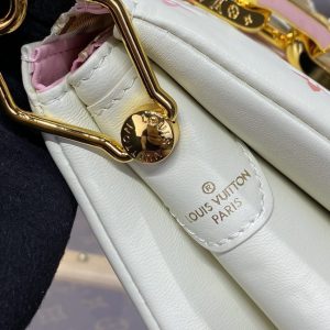 Replica Louis Vuitton Coussin White Orange - authentic-look luxury purse replica