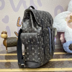 Replica Louis Vuitton Christopher Backpack Grey - best quality luxury bag dupe