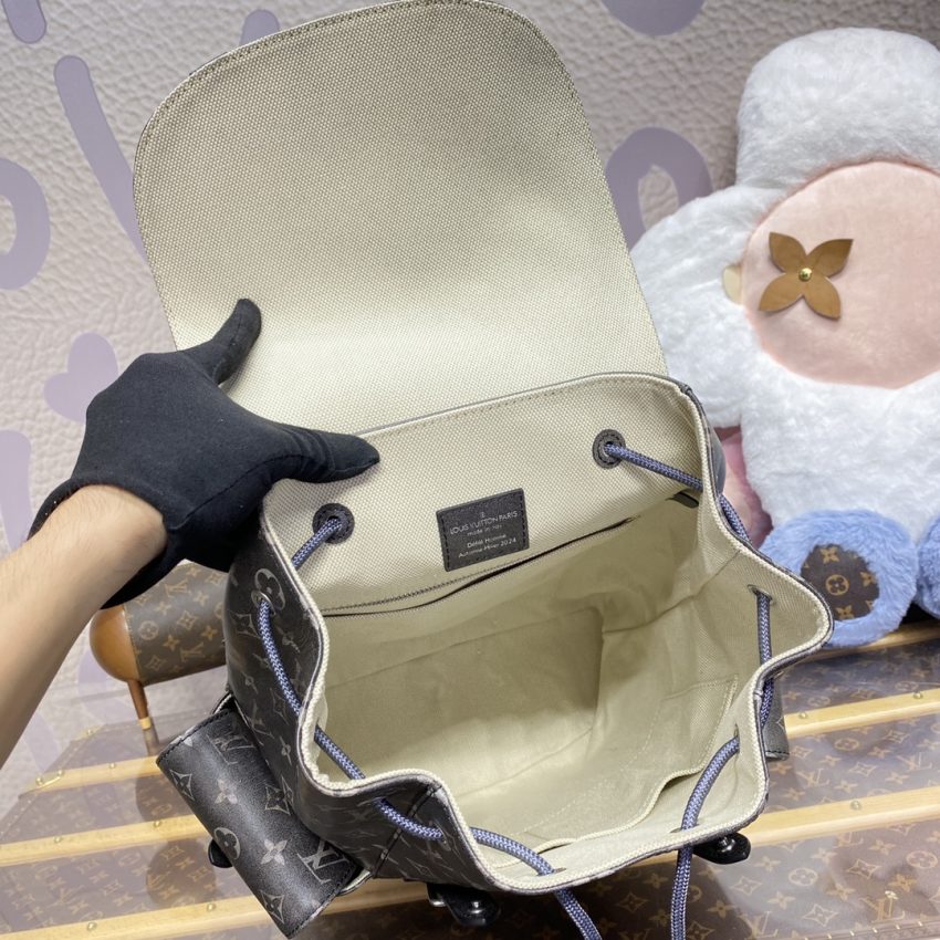 Replica Louis Vuitton Christopher Backpack Grey - top-rated replica designer bag