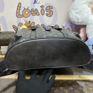 Replica Louis Vuitton Christopher Backpack Grey - premium 1:1 fake handbag model