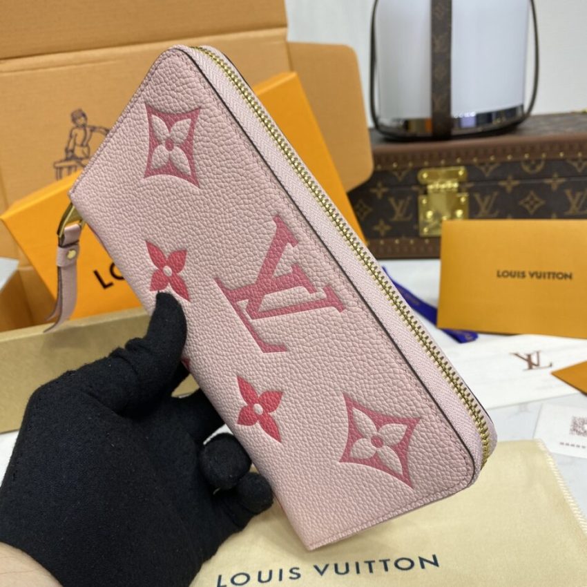 Replica Louis Vuitton Zippy Wallet Pink - top-rated replica designer bag