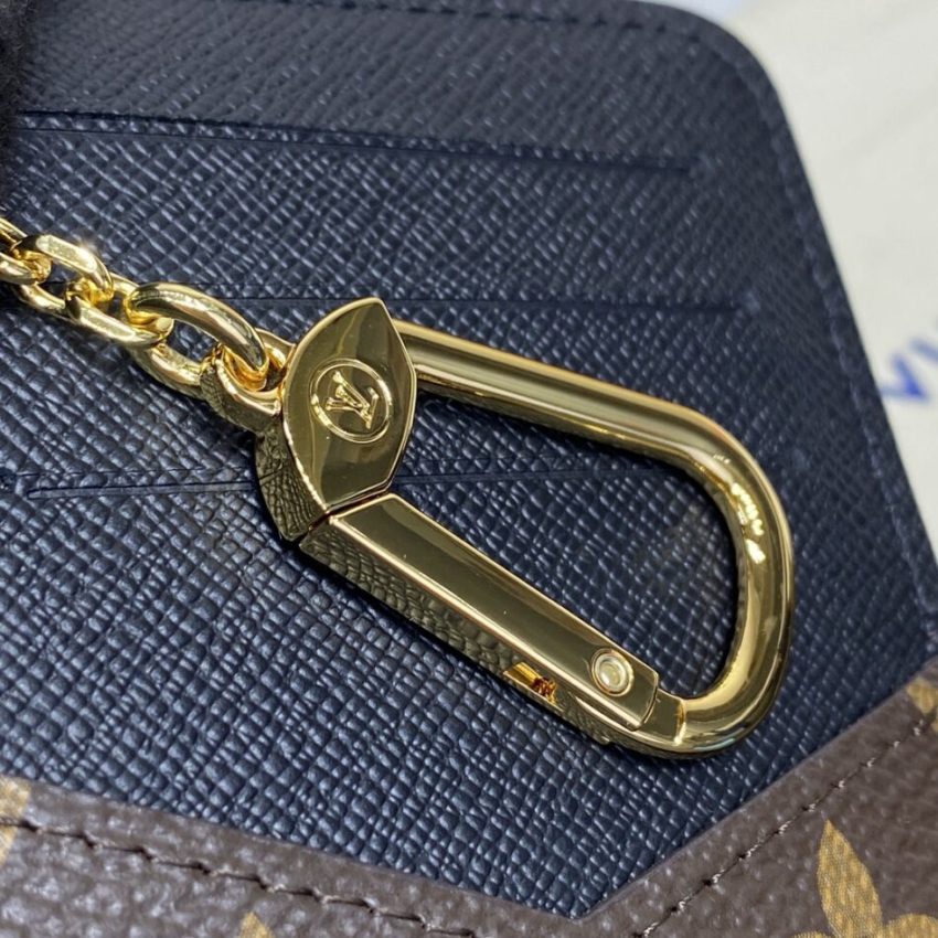 Replica Louis Vuitton Card Holder Recto Verso Brown - 1:1 designer replica handbag