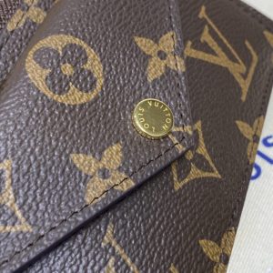 Replica Louis Vuitton Card Holder Recto Verso Brown - high-accuracy replica luxury purse