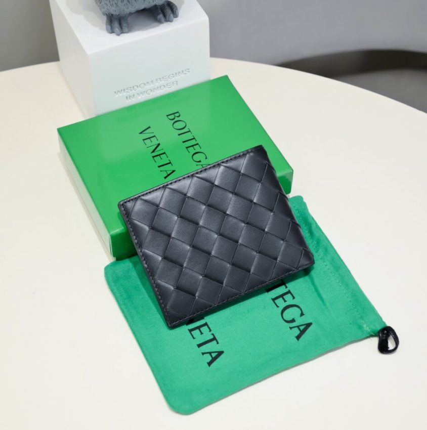 Replica Bottega Veneta 2 Fold Wallet - 1:1 designer replica handbag