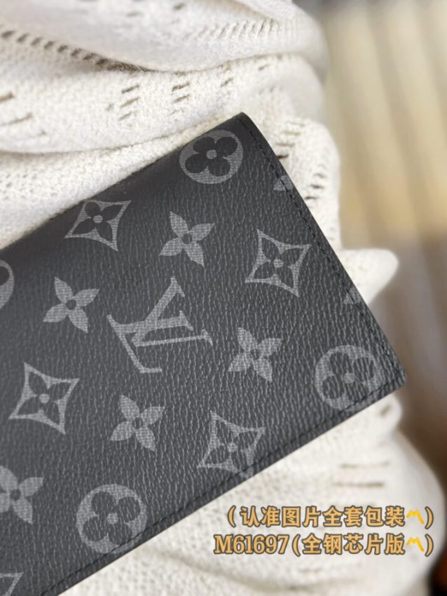 Replica Louis Vuitton Brazza Wallet Black - high-quality designer bag clone