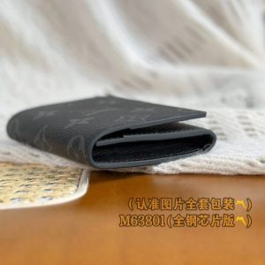 Replica Louis Vuitton Envelope Card Holder Black - authentic-look luxury purse replica