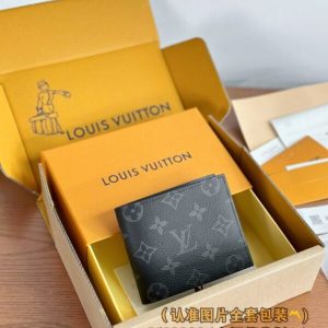 Replica Louis Vuitton Marco Wallet Black - best-selling designer handbag dupe