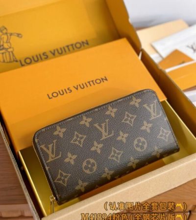Replica Louis Vuitton Zippy Wallet Brown&Pink - top-tier luxury replica shoulder bag
